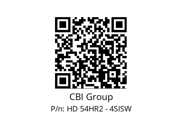   CBI Group HD 54HR2 - 4SISW