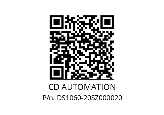   CD AUTOMATION DS1060-20SZ000020