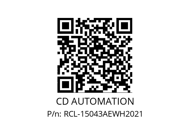   CD AUTOMATION RCL-15043AEWH2021