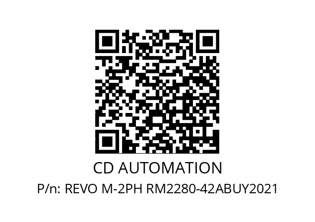   CD AUTOMATION REVO M-2PH RM2280-42ABUY2021