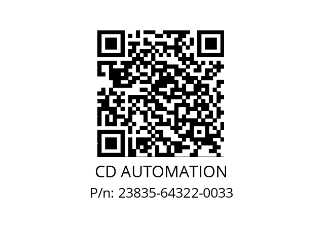   CD AUTOMATION 23835-64322-0033