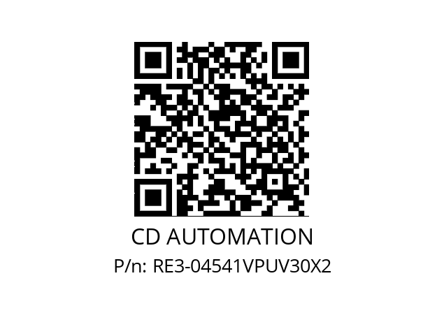   CD AUTOMATION RE3-04541VPUV30X2