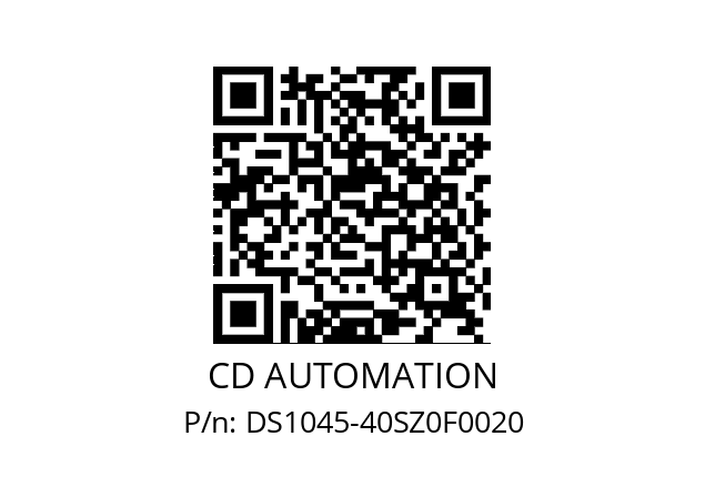   CD AUTOMATION DS1045-40SZ0F0020