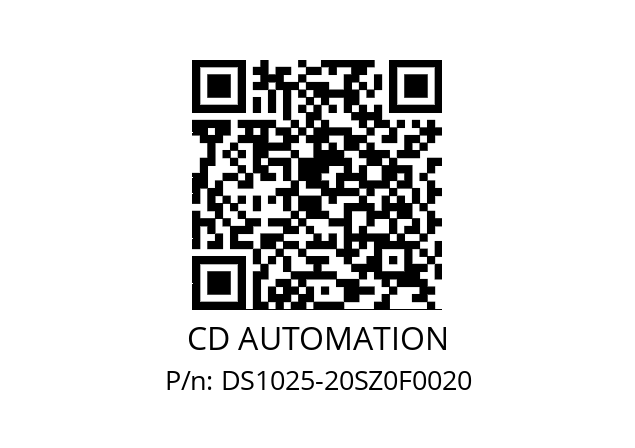   CD AUTOMATION DS1025-20SZ0F0020