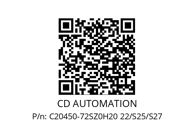   CD AUTOMATION C20450-72SZ0H20 22/S25/S27