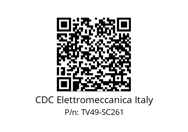   CDC Elettromeccanica Italy TV49-SC261