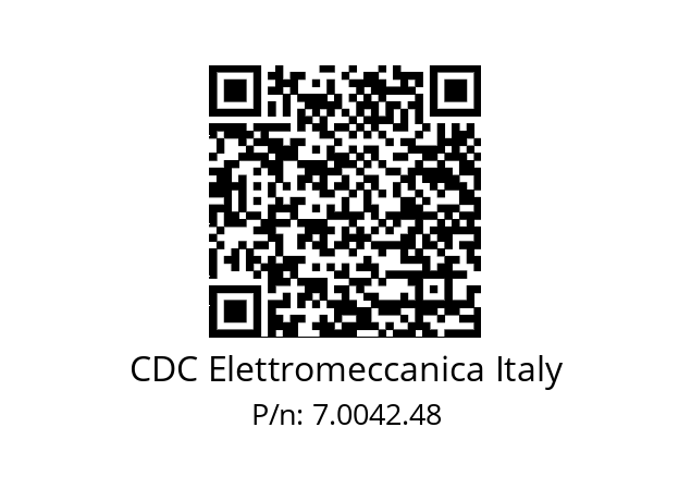   CDC Elettromeccanica Italy 7.0042.48