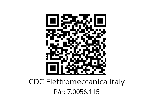   CDC Elettromeccanica Italy 7.0056.115