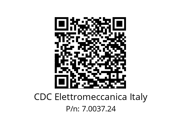   CDC Elettromeccanica Italy 7.0037.24