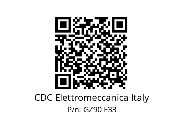   CDC Elettromeccanica Italy GZ90 F33