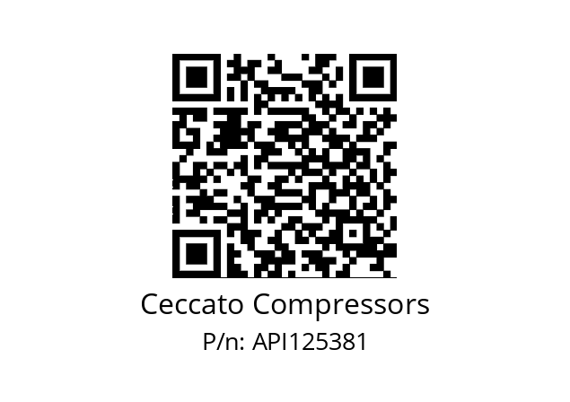   Ceccato Compressors API125381