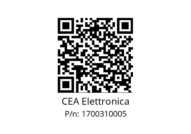   CEA Elettronica 1700310005