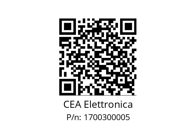   CEA Elettronica 1700300005