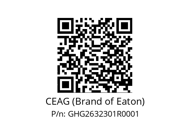   CEAG (Brand of Eaton) GHG2632301R0001