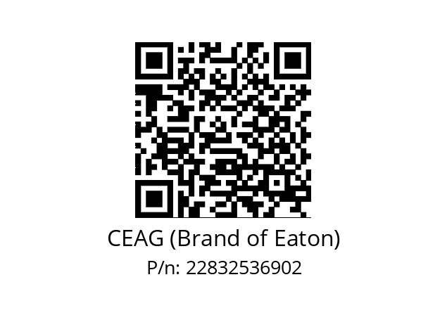   CEAG (Brand of Eaton) 22832536902