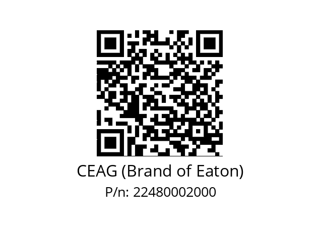   CEAG (Brand of Eaton) 22480002000