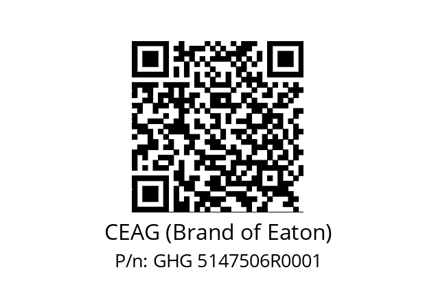   CEAG (Brand of Eaton) GHG 5147506R0001