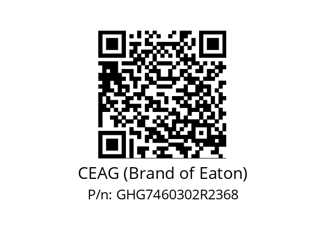   CEAG (Brand of Eaton) GHG7460302R2368