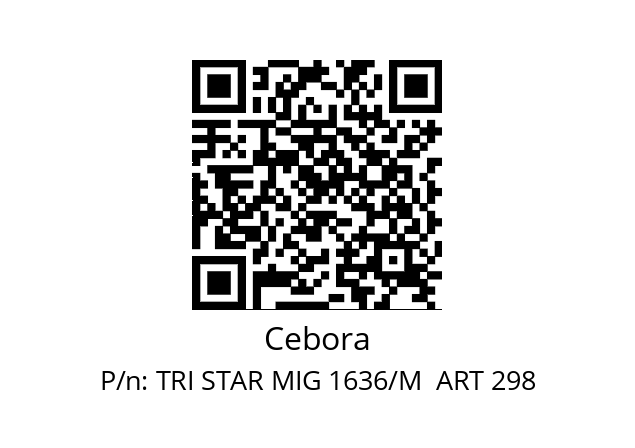   Cebora TRI STAR MIG 1636/M  ART 298