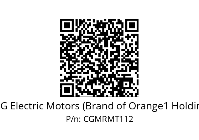  Mb2FPC-B3 CEG Electric Motors (Brand of Orange1 Holding) CGMRMT112