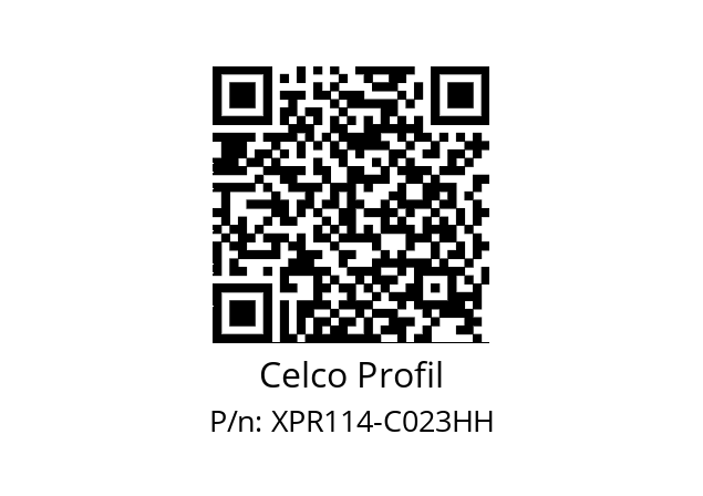   Celco Profil XPR114-C023HH