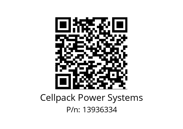   Cellpack Power Systems 13936334