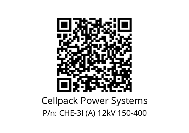   Cellpack Power Systems CHE-3I (A) 12kV 150-400