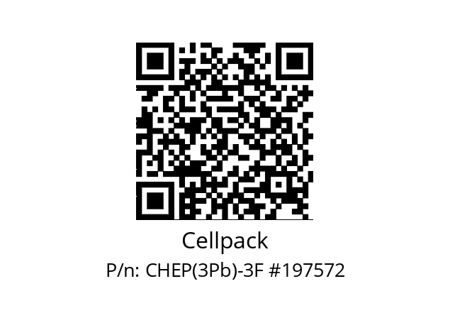   Cellpack CHEP(3Pb)-3F #197572