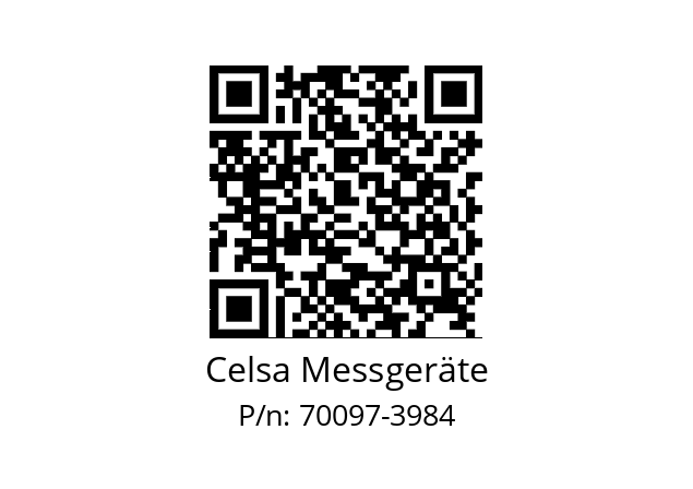   Celsa Messgeräte 70097-3984