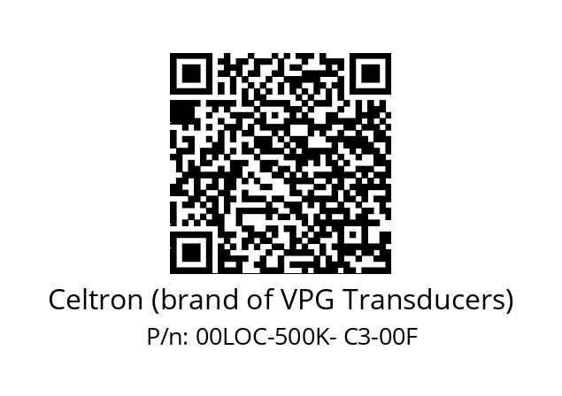   Celtron (brand of VPG Transducers) 00LOC-500K- C3-00F