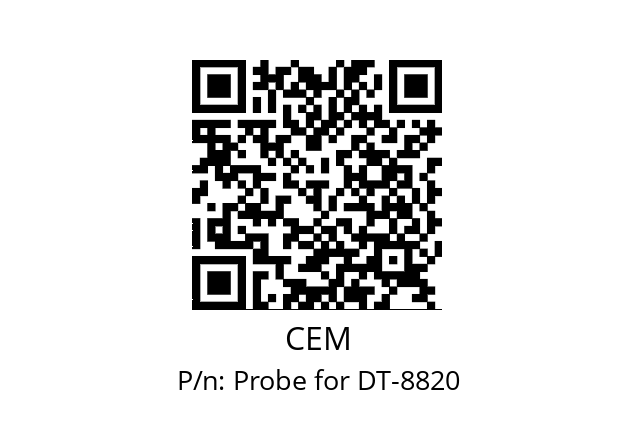   CEM Probe for DT-8820