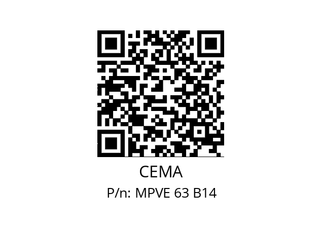   CEMA MPVE 63 B14