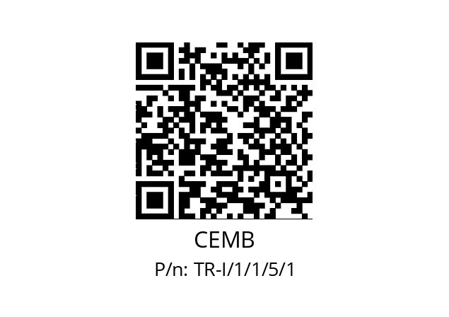   CEMB TR-I/1/1/5/1