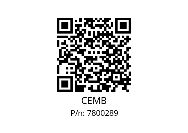   CEMB 7800289