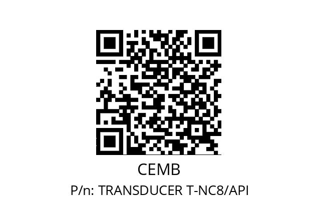   CEMB TRANSDUCER T-NC8/API