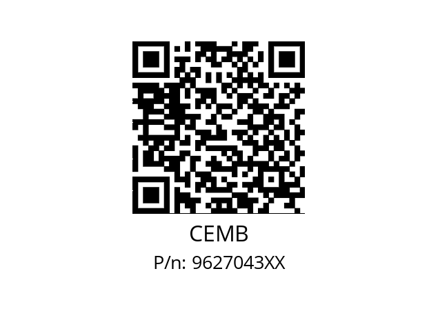   CEMB 9627043XX