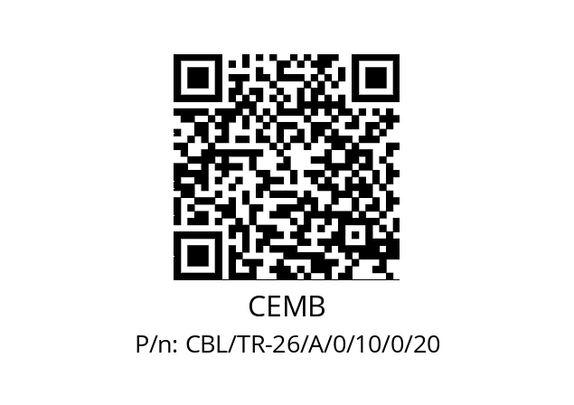   CEMB CBL/TR-26/A/0/10/0/20