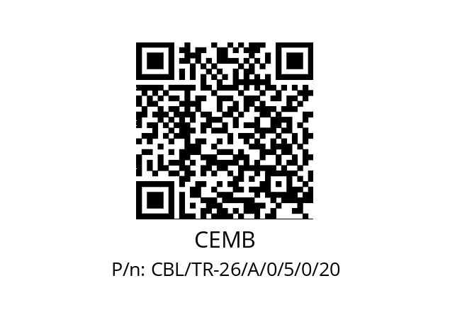   CEMB CBL/TR-26/A/0/5/0/20