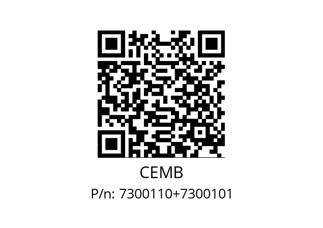   CEMB 7300110+7300101