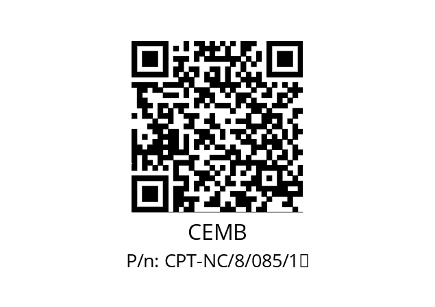   CEMB CPT-NC/8/085/1	