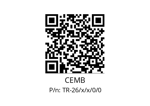   CEMB TR-26/x/x/0/0