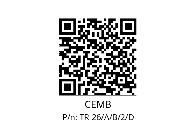   CEMB TR-26/A/B/2/D