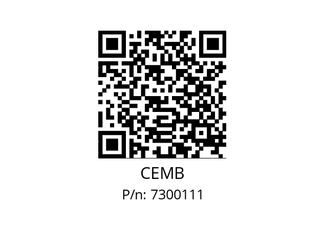   CEMB 7300111