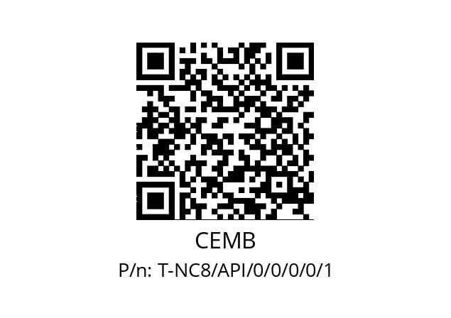   CEMB T-NC8/API/0/0/0/0/1