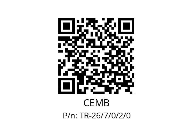   CEMB TR-26/7/0/2/0