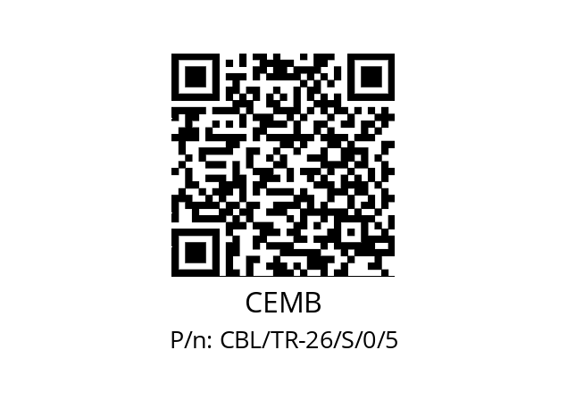   CEMB CBL/TR-26/S/0/5