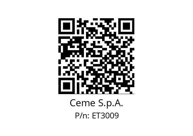   Ceme S.p.A. ET3009