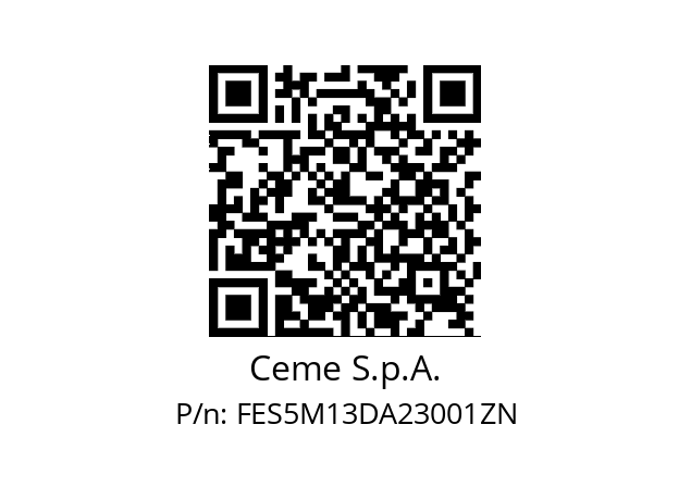   Ceme S.p.A. FES5M13DA23001ZN