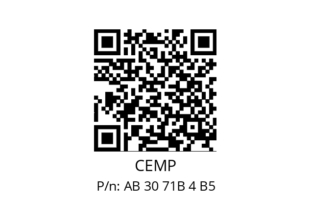   CEMP AB 30 71B 4 B5