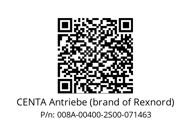  CF-A-400-2-S-50 -66973 CENTA Antriebe (brand of Rexnord) 008A-00400-2S00-071463